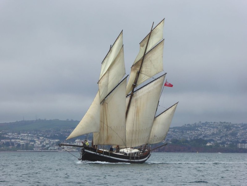 Grayhound Lugger. Foto din arhiva familiei Pomeroy-Rowden.