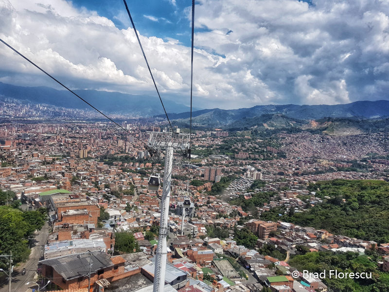 Medellin, Colombia, Cable Car, teleferic